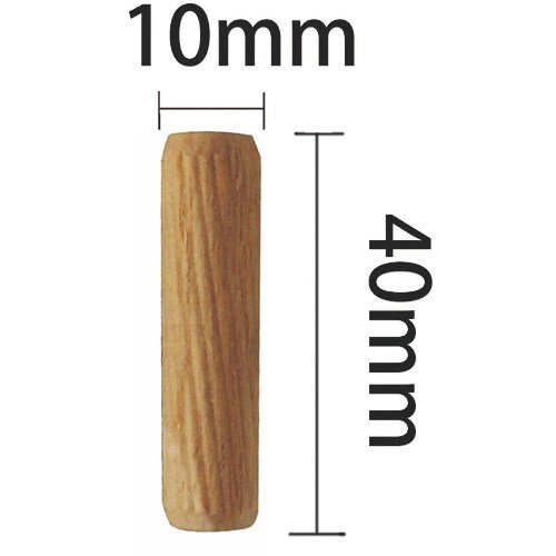 WAKI 木工ダボ 10X40 100個入り DB