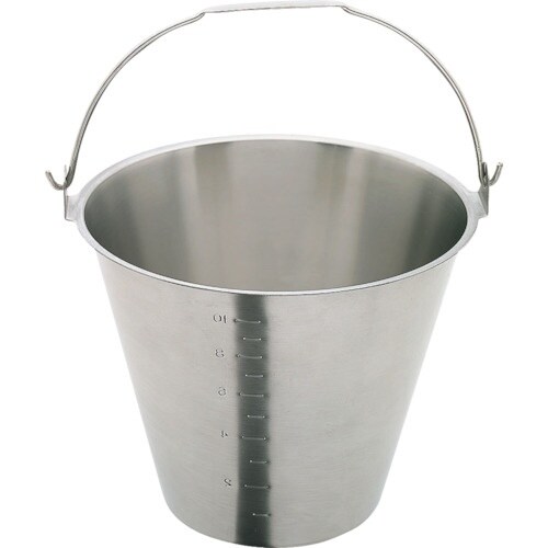 SUGICO ステンレスバケツ目盛付 12L 18