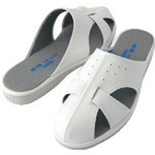 アイトス 静電スリッパ 白 L