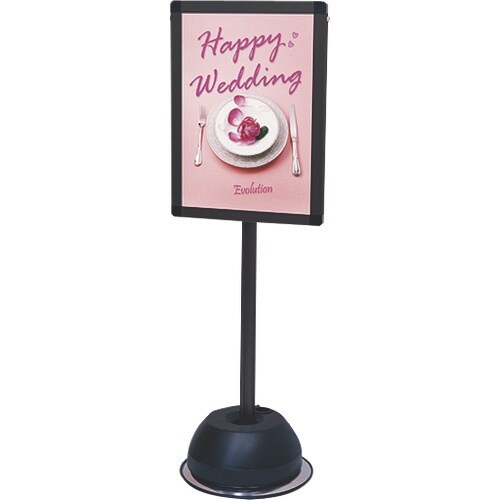 TOKISEI 屋外ポールサインスタンド A3片面