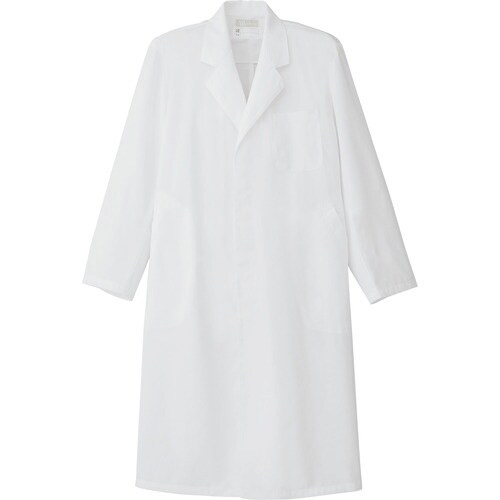 アイトス メンズ白衣コート ホワイト M