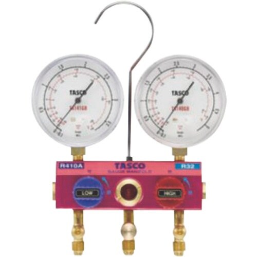 タスコ R410A R32用 ボールバルブ式マニホ