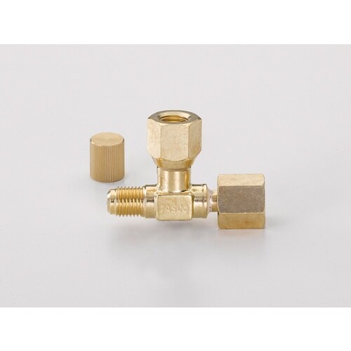 タスコ T型ゲージアダプタ(1/4フレアタイプ)