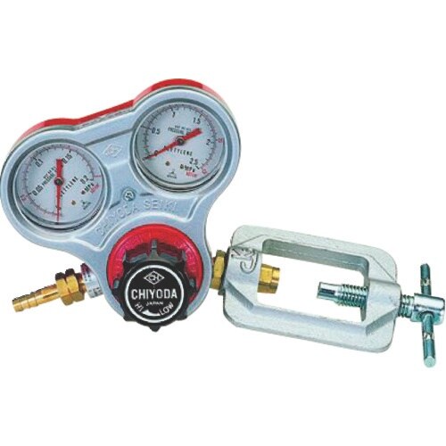 タスコ アセチレン調整器(逆火防止器付)