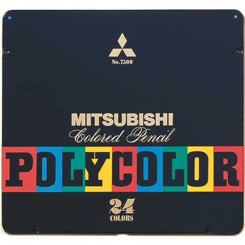 uni ポリカラー色鉛筆24色