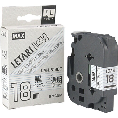 MAX ビーポップミニ用ラミネートテープ 18mm