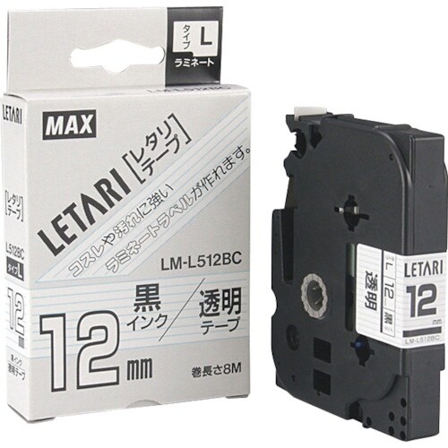 MAX ビーポップミニ用ラミネートテープ 12mm
