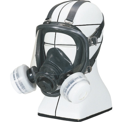 シゲマツ 防毒マスク 直結式小型 GM165−1(
