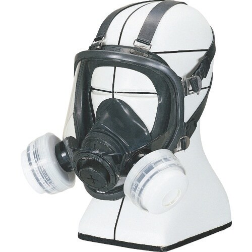 シゲマツ 防毒マスク 直結式小型 GM165−1(