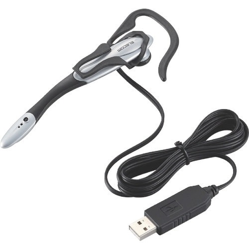 ELECOM USBヘッドセット 片耳イヤーフック