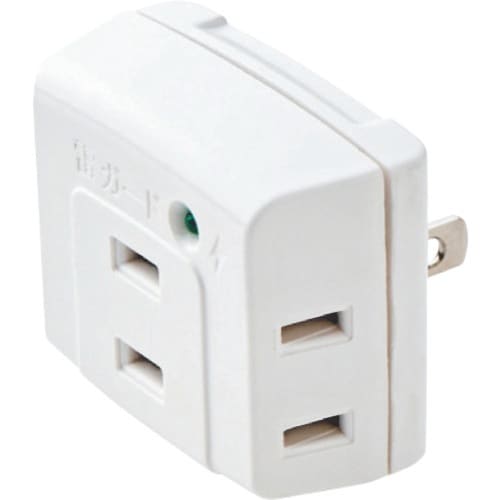 ELECOM トリプルタップ(雷ガード付き) 3個