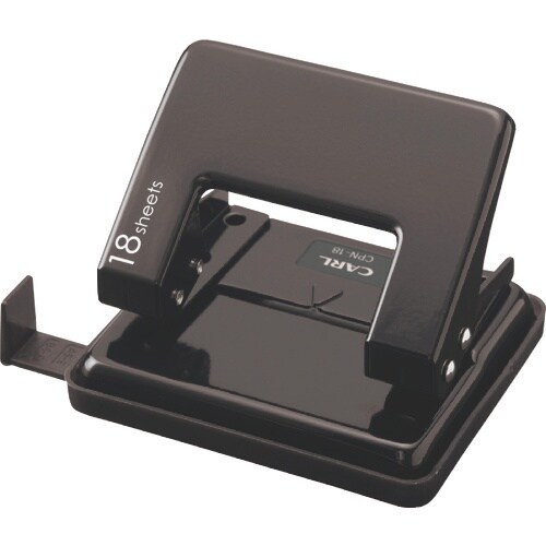 カール 2穴パンチ CPN−18−K ブラック 穿