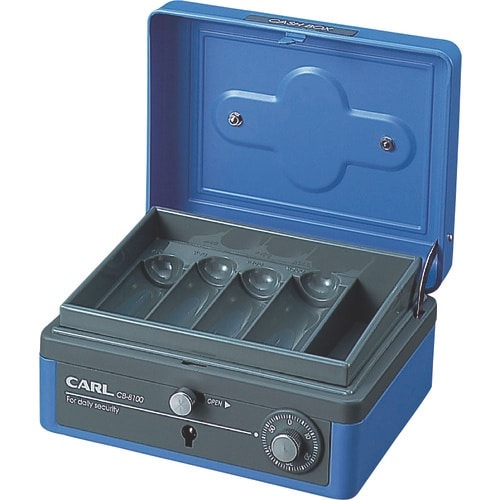 カール 手提げ金庫 キャッシュボックス CB−81