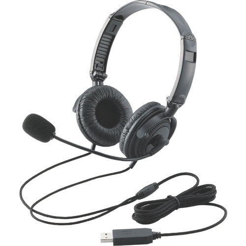 ELECOM USBヘッドセット 大口径ドライバ折