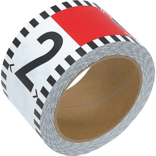 シンワ 貼付ロッド_合成紙製_60mm×26m_赤