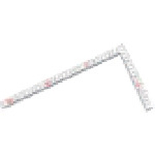 シンワ 曲尺同厚 ホワイト 30cm/1尺 併用目