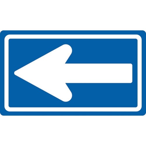 緑十字 道路標識(構内用) 一方通行 道路326−