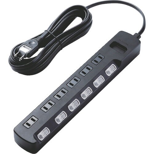 ELECOM TV用ほこり防止シャッター付雷ガード