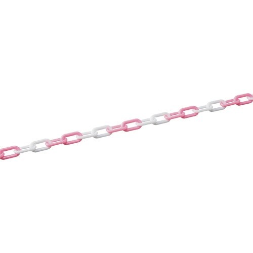 緑十字 プラスチックチェーン ピンク/ホワイト P