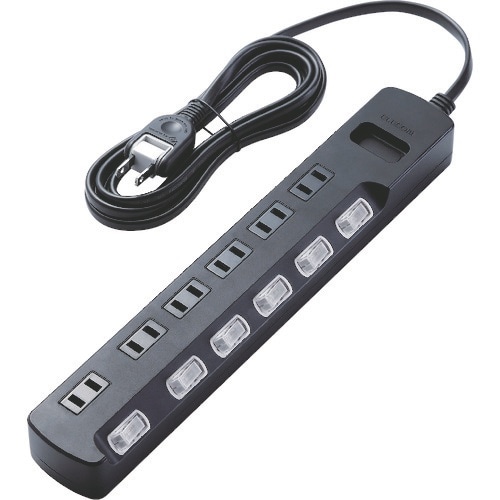 ELECOM TV用ほこり防止シャッター付雷ガード