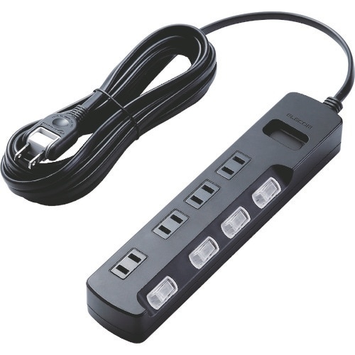 ELECOM TV用ほこり防止シャッター付雷ガード