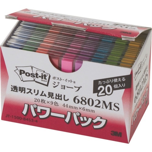 3M ポスト・イット ジョーブ パワーパック透明ス