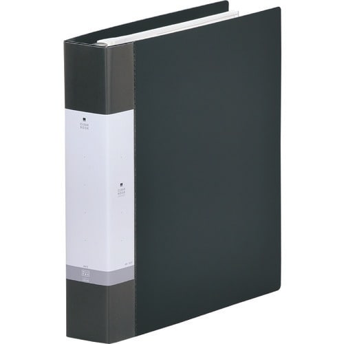 LIHIT 交換式クリヤーブック45枚 黒