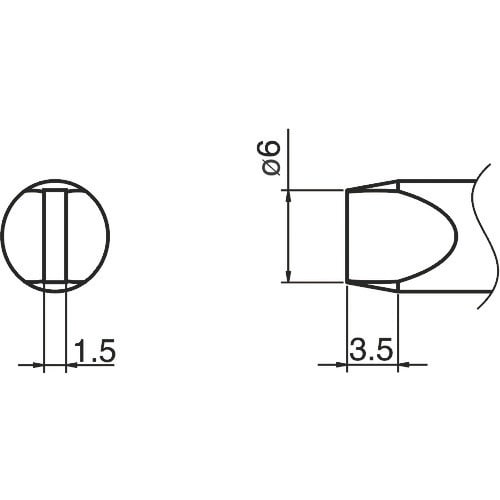 白光 こて先/SSD6型