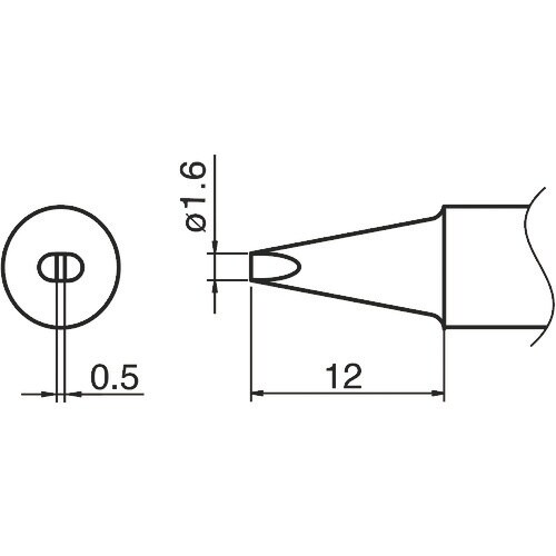 白光 こて先/SSD5型