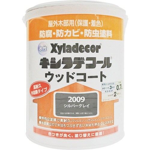 KANSAI 水性XDウッドコートS シルバグレイ