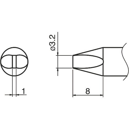 白光 こて先/SSD32型