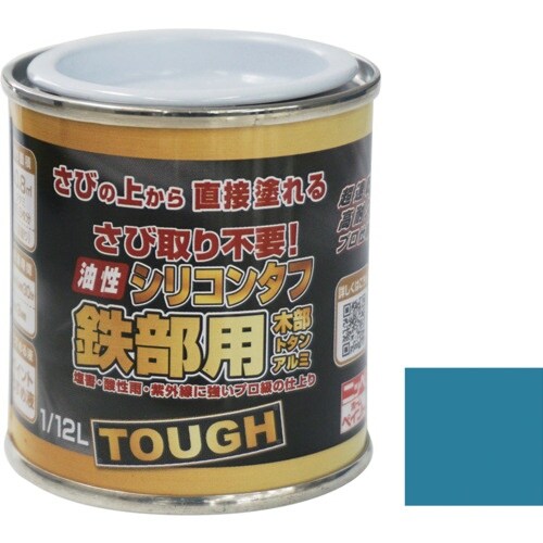 ニッぺ 油性シリコンタフ 1/12L スカイブルー