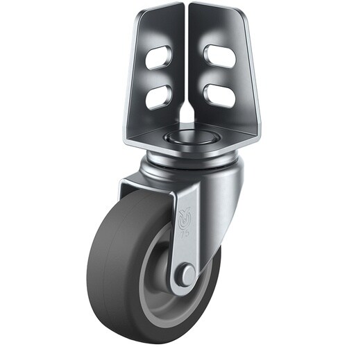 ユーエイ アングル 自在 キャスター エラストマー