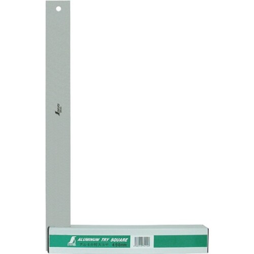 シンワ アルミ台付スコヤ 400mm