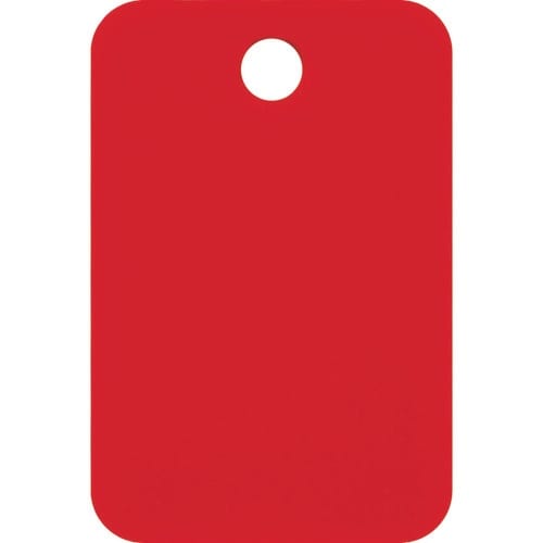 OP 番号札 四角 大 赤 (25枚入)