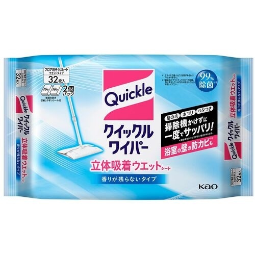 Kao クイックルワイパー 立体吸着ウエットシート