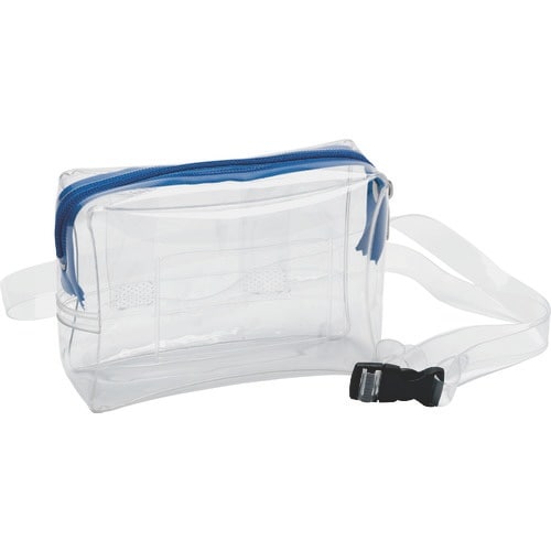 ミドリ安全 透明ウエストポーチ 無縫製 CWP−A