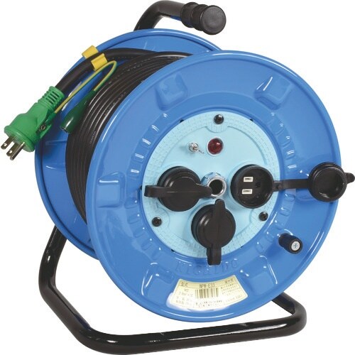 NICHIDO 電工ドラム 防雨防塵型100V リ