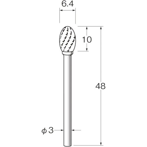 リューター チタンアルミナコーティング超硬カッター