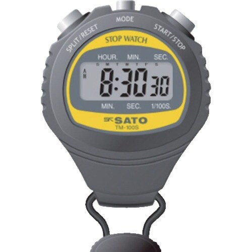 佐藤 デジタルストップウォッチ TM−100S (