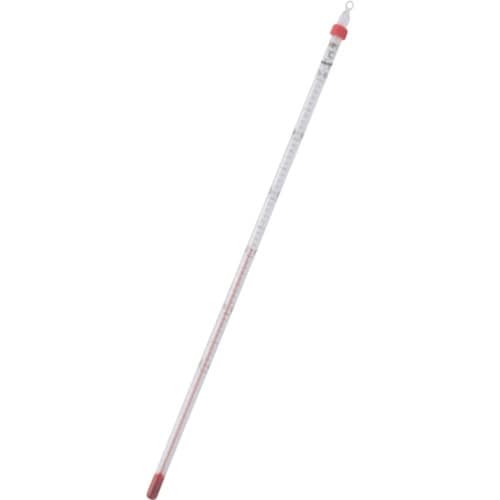 佐藤 アルコール棒状温度計 0ー50℃ 30cm