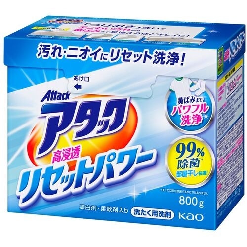 Kao アタック高浸透リセットパワー 800g