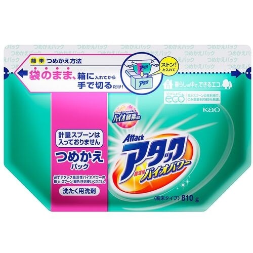 Kao アタック高活性バイオEX 詰替810g