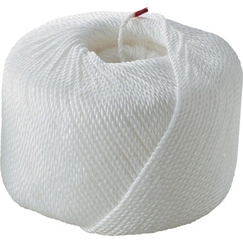 緑十字 ケーブル用呼び線(通線紐) 白 ロープ4N