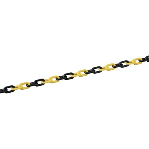 緑十字 プラスチックチェーン 黄/黒 PT−630