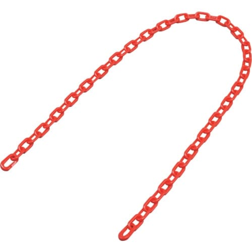 緑十字 プラスチックチェーン 赤 PT−612R