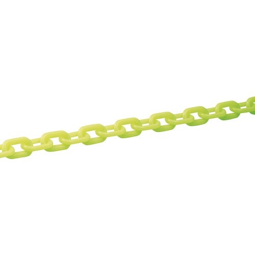 緑十字 プラスチックチェーン 蛍光緑 PT−630