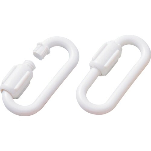 緑十字 プラスチックチェーン用ジョイント 白 PS
