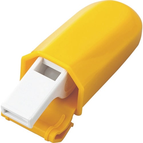 緑十字 ヘルメット用ホイッスル(ホルダー一体型)