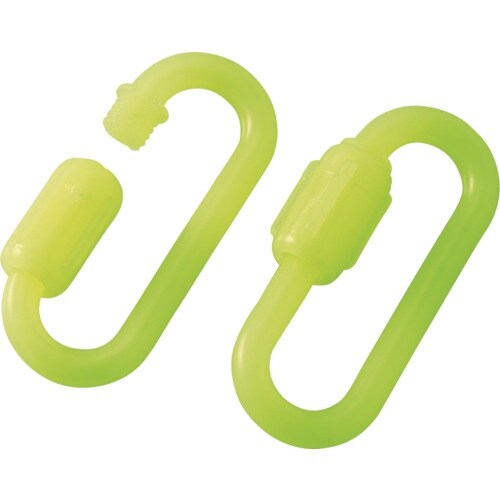 緑十字 プラスチックチェーン用ジョイント 蛍光緑